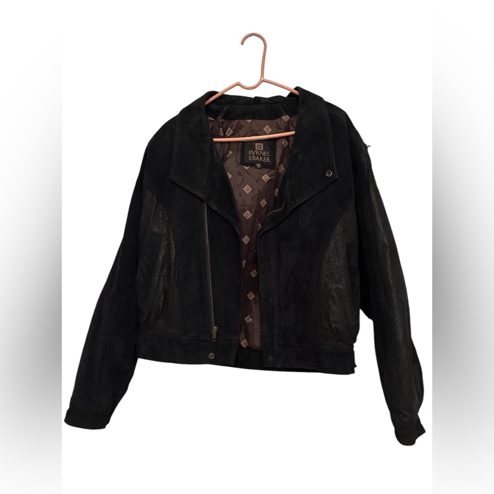 Vintage Byrnes & Baker Leather Jacket